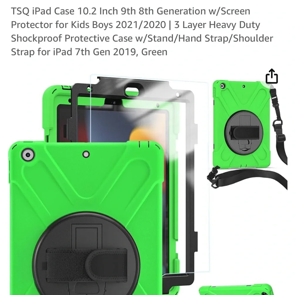 TSQ iPad case. 10.2 inch case . Used